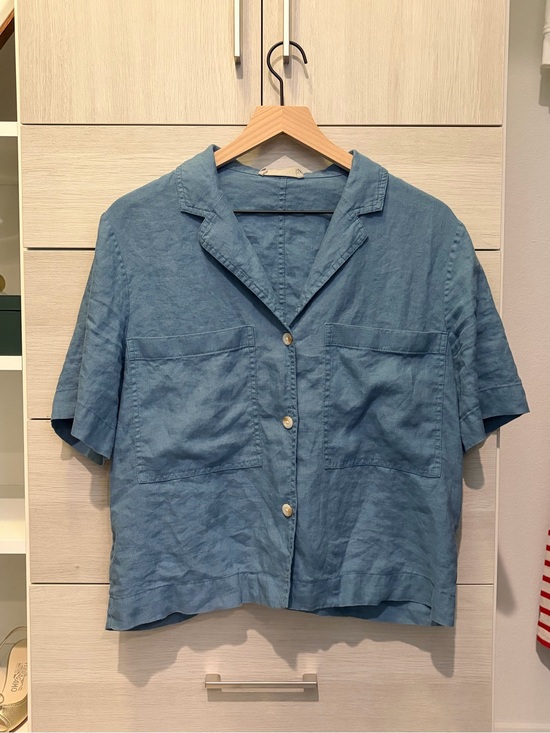 Everlane Tops - Everlane Linen Camp Shirt